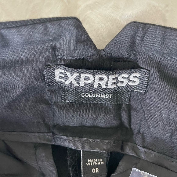 Express The Columnist Black Trousers - Picture 7 of 10